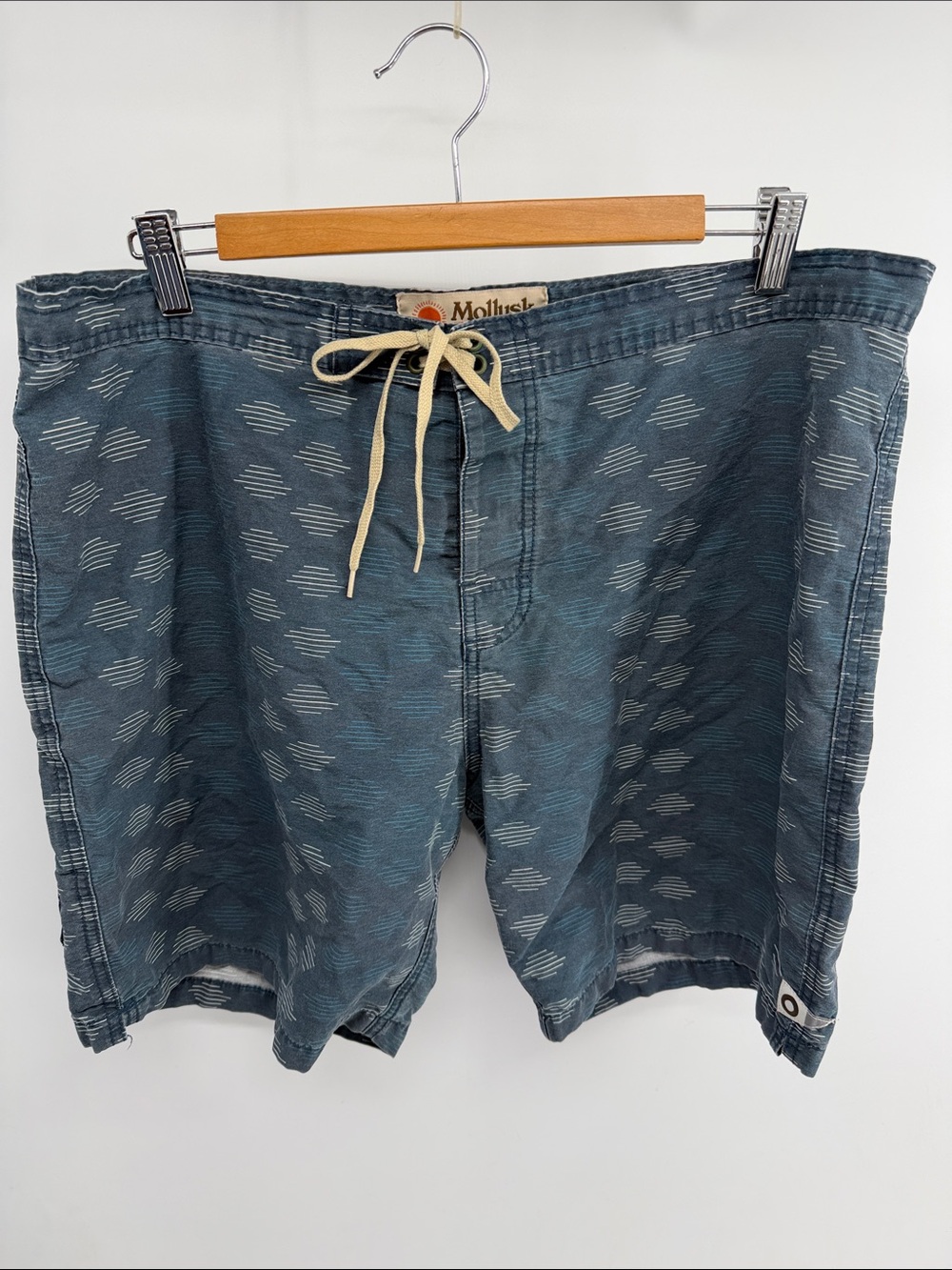 Mollusk California unlined hybrid lace front swim surf board shorts sz 36